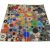 Parterre 3 «Le côté de Guermantes»754 intrigants de couleurs. Collage acrylique sur papier -4 fois 75 x 75 cm - 2015