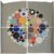 Parterre 6 «Albertine disparue»672 intrigants de couleurs. Collage acrylique sur papier -4 fois 75 x 75 cm - 2015