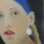 La jeune fille à l'intrigant (Vermeer) - acrylique et huile sur toile 27 x 21 cm – 2017