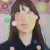 La jeune fille aux intrigants (Klimt)- acrylique et huile sur toile 27 x 22 cm – 2018