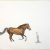 Miniature 2 – Grand cheval petit homme – Technique mixte sur papier, 29,5 x 40,5 cm – 2017