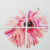 Fleur rose punk 2 - 50 x 65 cm - crayons de couleur sur papier - 2021