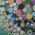 Tome 2 - A l'ombre des jeunes filles en fleurs - Marcel Proust - 1919 - Parterre 2 - 754 intrigants de couleurs - Fragment 1 (x4) - 75 x 75 cm - acrylique sur papier - 2015/2023