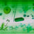 10 - Les verts - dessin numérique ( peinture imprimée montée sur châssis) + vernis - 20 x 30 cm - 2023